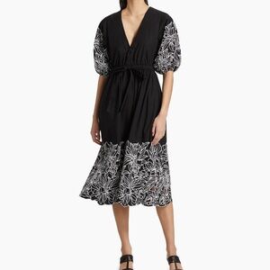 Joyce Midi-Dress in Cotton Poplin